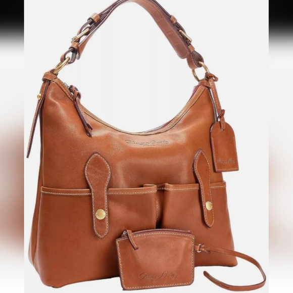Dooney & Bourke Archives Florentine Medium Lucy Hobo Natural Brown - Picture 1 of 16